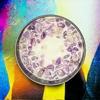 Sparks Will Fly Clean Burning, Healing Crystal Infused Candle