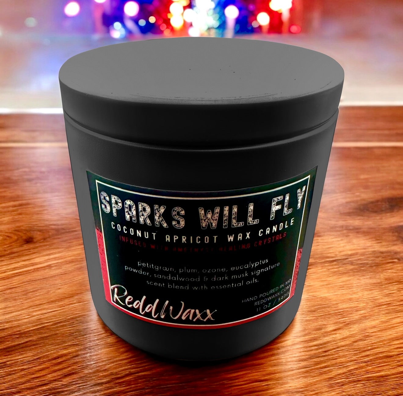 Sparks Will Fly Clean Burning, Healing Crystal Infused Candle