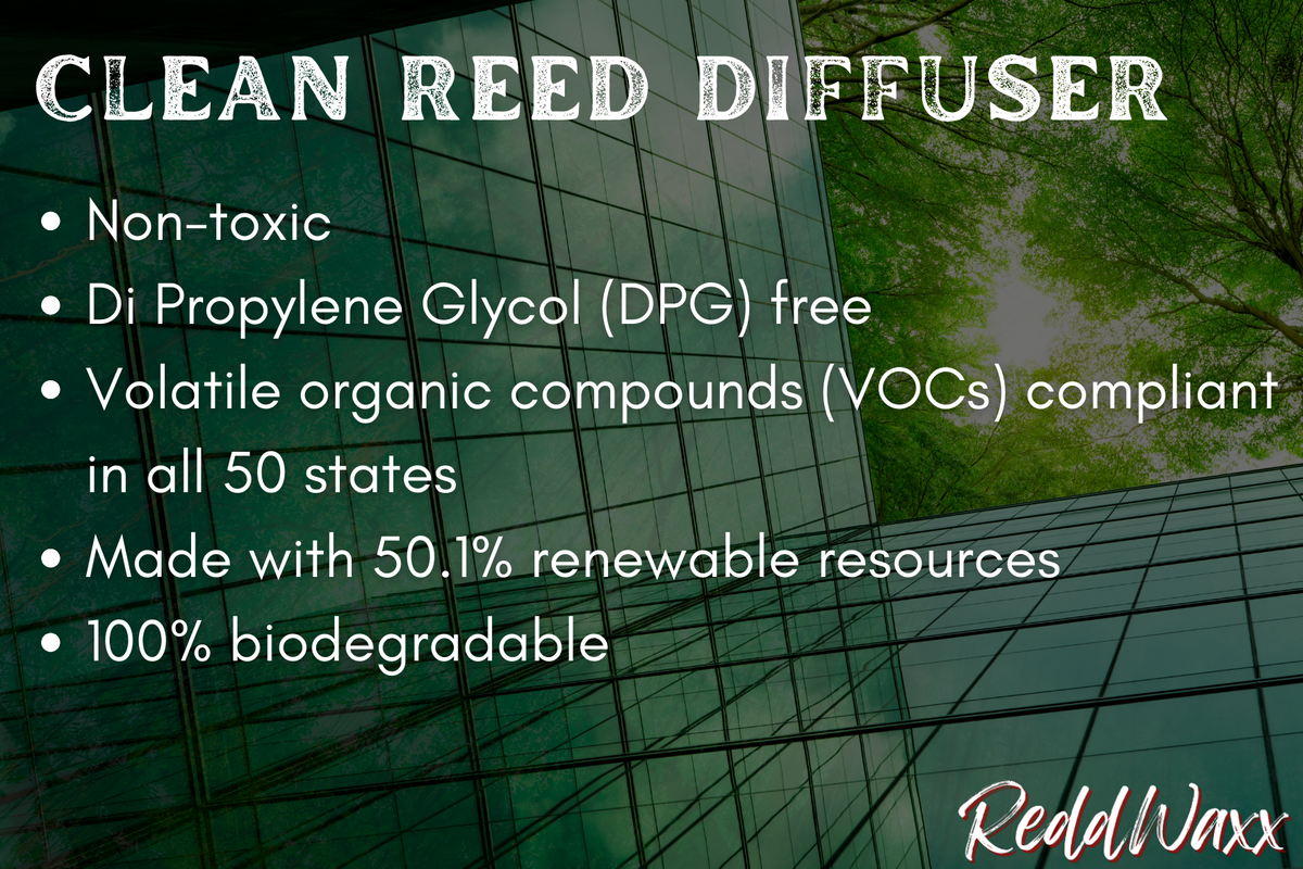 Clean Reed Waves Decorative Clean Reed Diffuser – ReddWaxx, LLC.
